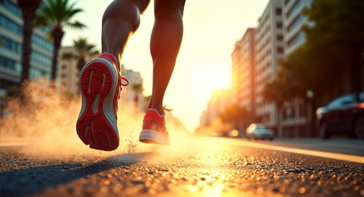 Περπάτημα ή τρέξιμο; Τι είναι καλύτερο για τις αρθρώσεις;. Η εικόνα δείχνει ένα άτομο να τρέχει (freepik.com)